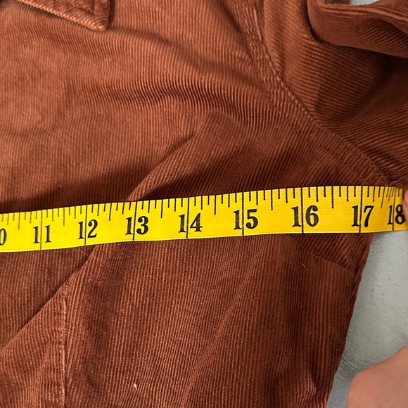 Boden Brown Amanda Cotton Cord Short Dress Women’s 6 Petite Utility Casual - Picture 10 of 13